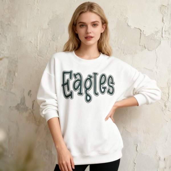 Team Puff Embroidered Sweatshirt