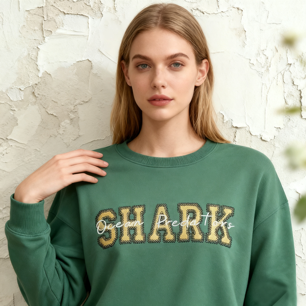 Personalized embroidered college shirt with custom school mascot