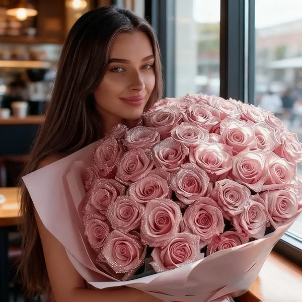 Glitter Rose Bouquet - An Ideal Expression of Love